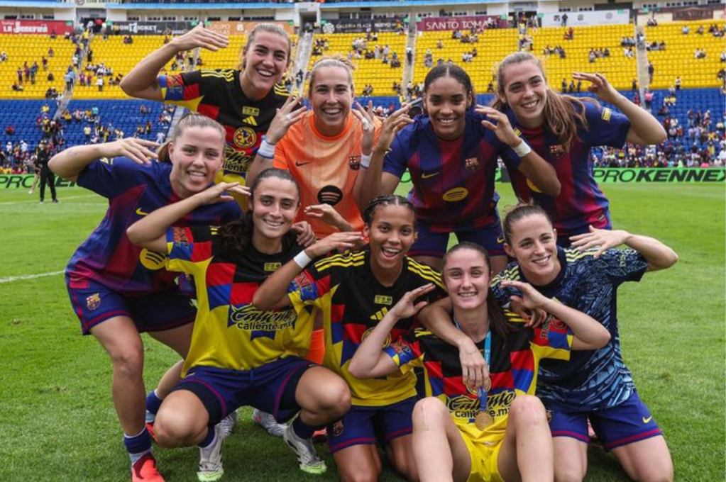 Ver por primera vez al Barça y confirmar que el futbol femenil es&nbsp;presente